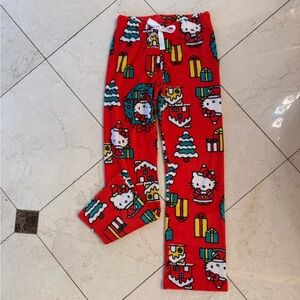 Hello kitty Christmas pj pants